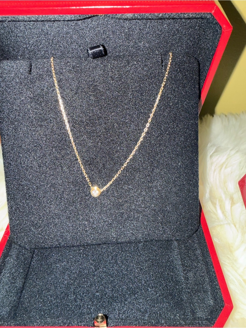AUTHENTIC❗️CARTIER LARGE D’ AMOUR NECKLACE - Picture 7 of 7